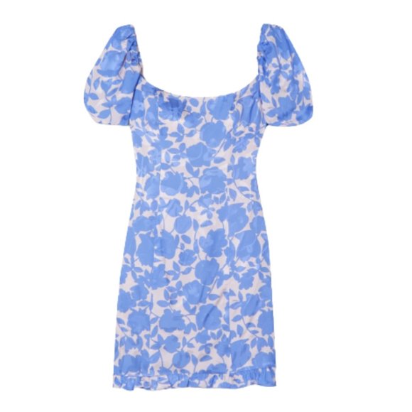 De La Vali Dresses & Skirts - NWT De La Vali Koko Mini Dress 2 4 Blue Floral NEW